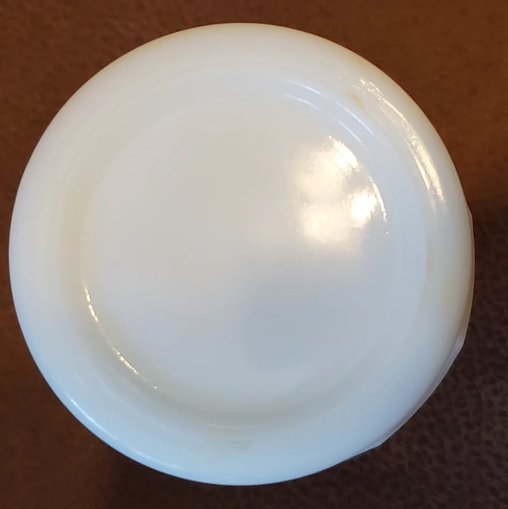 Vintage Georgian milk glass tumbler 8 ounce size Mid-century Modern